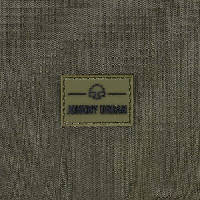 Чоловіча та жіноча косметичка Johnny Urban Kulturtasche Logan чорного кольору - велика, для подорожей, з прозорим кишеньком для рідин (Olive)