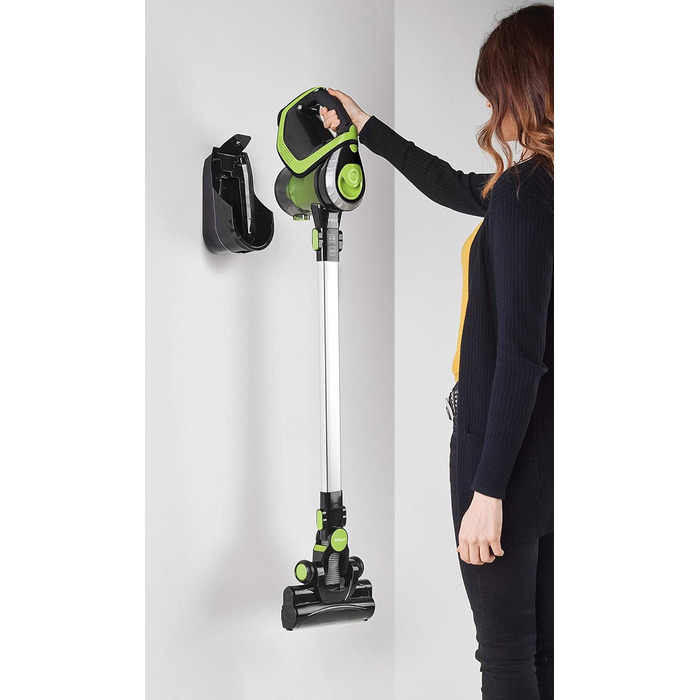 POLTI Forzaspira SR100: 2-в-1 пилосос-віник, акумуляторний, HEPA-фільтр, блакитний/зелений/чорний