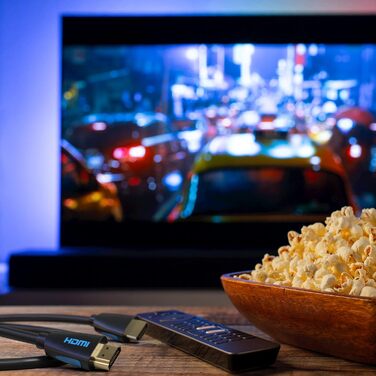 HDMI кабель JAMEGA 2.0 білий Ultra HD 4K@60Hz High-Speed Ethernet HDR ARC 3D 18Gbps, сумісний з PS5, PS4, PS3, XBOX Series S, Blu-Ray, DVD, саундбар, монітор (4м, чорний)