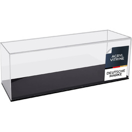Акрилова вітрина HMF 46803 для модельних авто і фігурок, прозора, 30x15x14 см