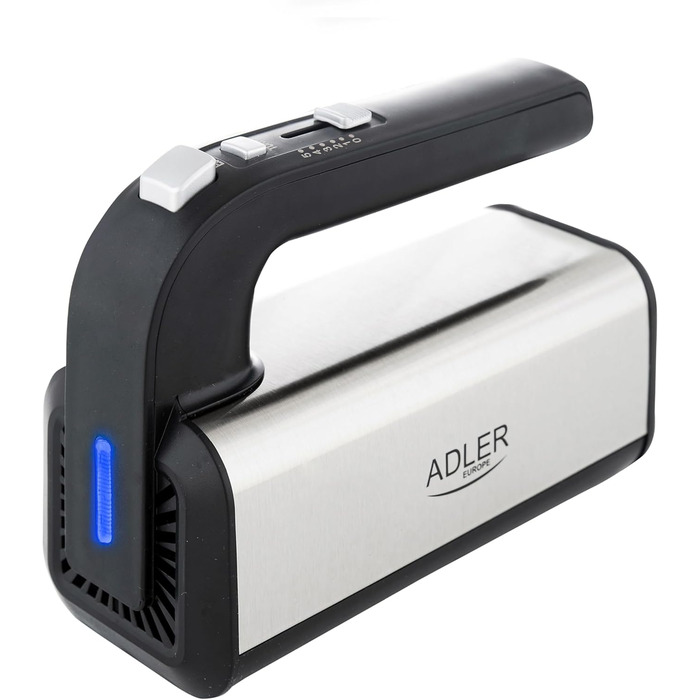 Ручний міксер ADLER AD4225, 800W, 5 швидкостей, турбо-режим, з нержавіючої сталі, для тіста та мусів