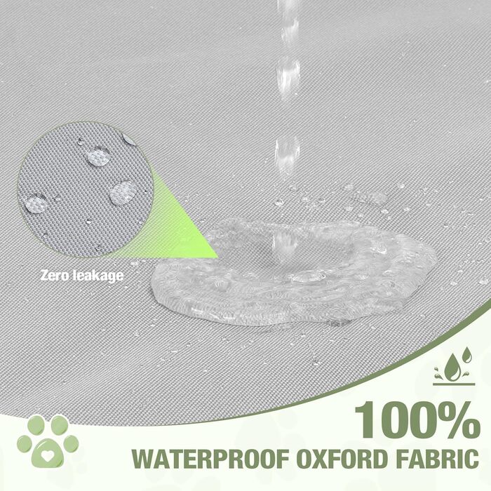 Надувне лежак для собак Lekereise Outdoor, 126x66x12 см, сірий, для собак середніх та маленьких порід, знімний та пральний чохол, для відпочинку в подорожах та на вулиці