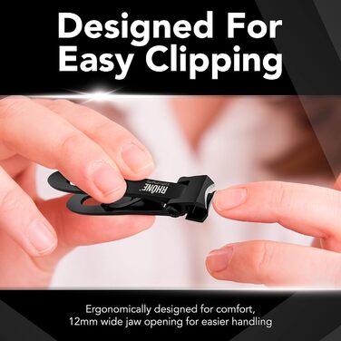 Кусачки для нігтів Rhône Instruments Nagelknipser 420J2 хірургічна сталь (Японія), широкі губки, для товстих нігтів, професійні манікюрні