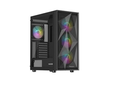 Корпус для комп'ютера Genesis Diaxid 605 ARGB Midi Tower ATX, вікно, чорний
