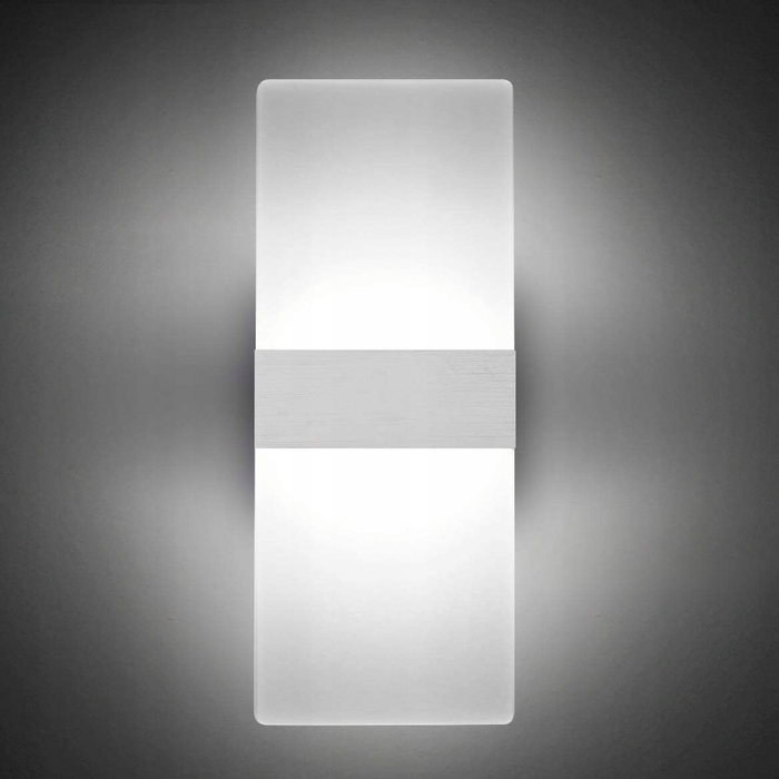 Набір із 2 настінних LED-бра для спальні та вітальні, 12W, 6000K