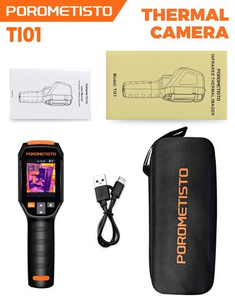 Професійна тепловізійна камера Handheld, 240 x 240, -20°C - 550°C, 15 колірних палітр, з лазерним покажчиком, для HVAC та інспекції будівель