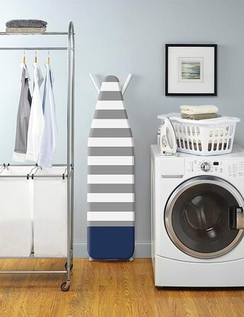 Прасувальна дошка Whitmor 6880–5544-stripes з двома боковинами, сіра/блакитна