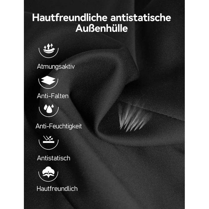 Подушка для спини Ergonomisches RückenKissen Travel Ease з Memory Foam - для офісного та комп'ютерного крісла, чорна