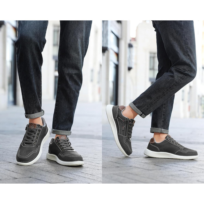 ARRIGO BELLO Чоловічі кросівки для активного відпочинку: легкі, зручні, для туризму та бігу. Розміри 41-46 (B Grey, 43 EU)