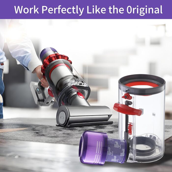 Замінний контейнер для пилососів Dyson V11, V15, SV14, SV15, SV17, SV22 (оригінальні запчастини No.970050-01 та 965443-01)