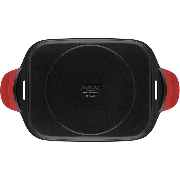 CASTEY IP45 Grill Pans, Aluminium, 45 cm, Black