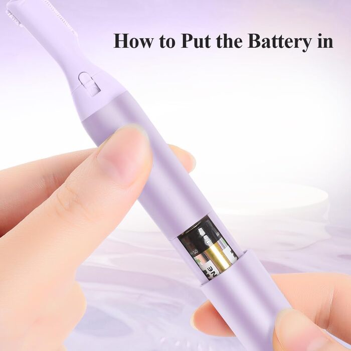 TOUCHBeauty AG-1658W: Професійний триммер для тіла та обличчя (білий/фіолетовий)