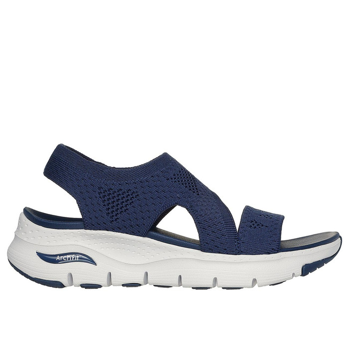 Skechers Cali Фітнес-кросівки жіночі Navy Knit 38 EU з підтримкою склепіння стопи