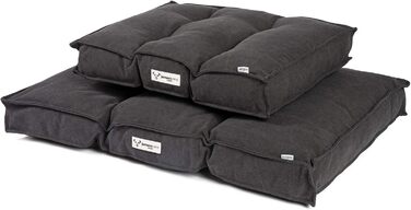 Килимок для собак JAMAXX PDB1086 (M) 65x55 см, антрацит, м'яка та зручна підстилка для собак, знімний чохол