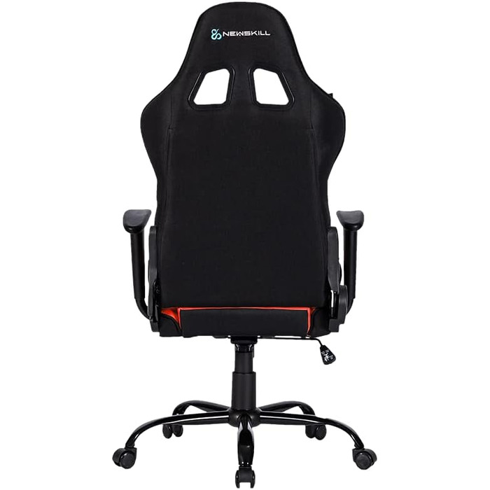 Ігрове крісло Newskill Horus Zephyr, ергономічне, тканинне, нахил 180°, 9 кольорів, червоне