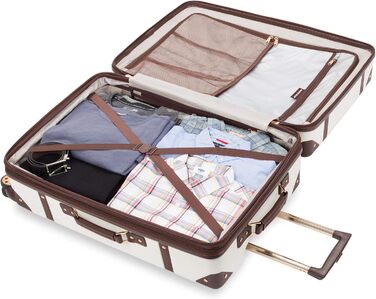 Чемодан Swiss Gear 7739 Hartschalen, білий, 26 дюймів, з колесами (Checked-Large)