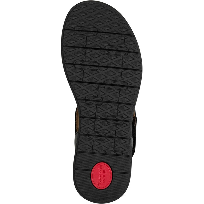 Босоніжки жіночі Tamaris 8-88600-44 Wide Fit, чорні Leo, 41 EU - широка колодка
