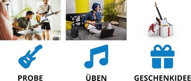 Електрогітара McGrey Rockit ST Комплект (8 предметів) з усіма аксесуарами, сонячний колір