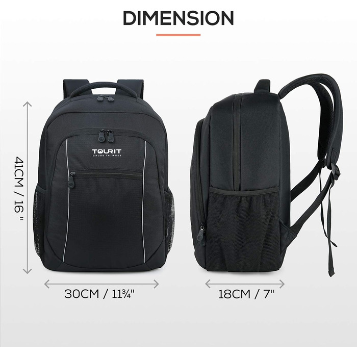 TOURIT Cooler Backpack 22L Waterproof Insulated Thermal Backpack for Picnics, BBQs, Camping, Outings, Shopping