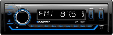 Автомагнітола Blaupunkt BPA 1123 BT 1-DIN, FM-RDS, Bluetooth, USB, Aux, Multicolor, 200 Вт