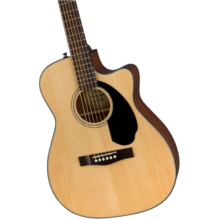 Акустична гітара Fender CC-60SCE з електроакустичним підсиленням, натуральний колір, з безкоштовним доступом до Fender Play