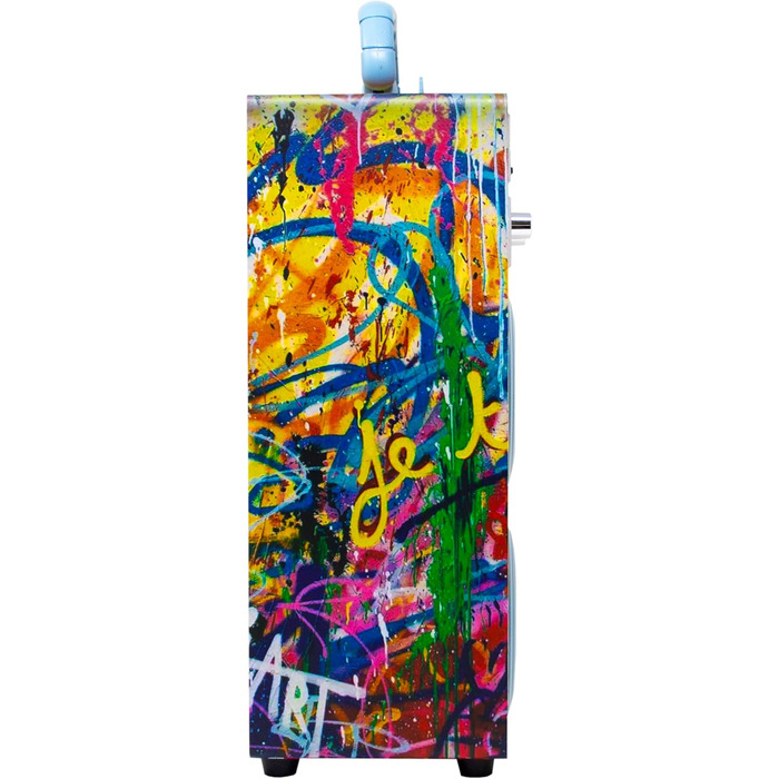 Караоке DYNASONIC з 2 мікрофонами, портативна караоке-машина, Bluetooth-колонки, USB та SD-картрідер, світлові ефекти, подарунок для дітей 5-13 років (Model 22 lights)