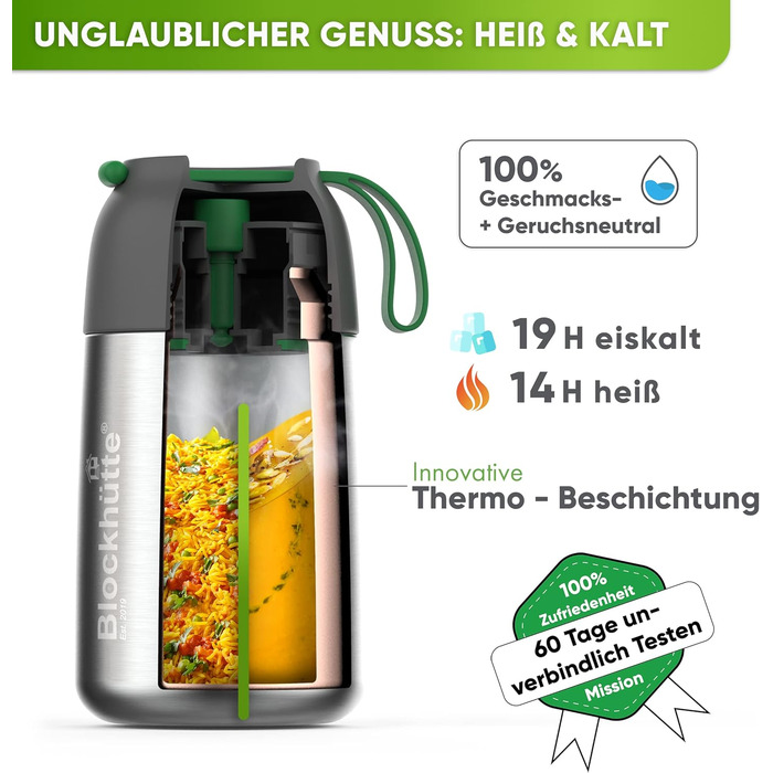 Термоконтейнер для їжі дитячий 530 мл, нержавіюча сталь, BPA-free, без витоку, з клапаном, для миття в посудомийній машині, сріблястий