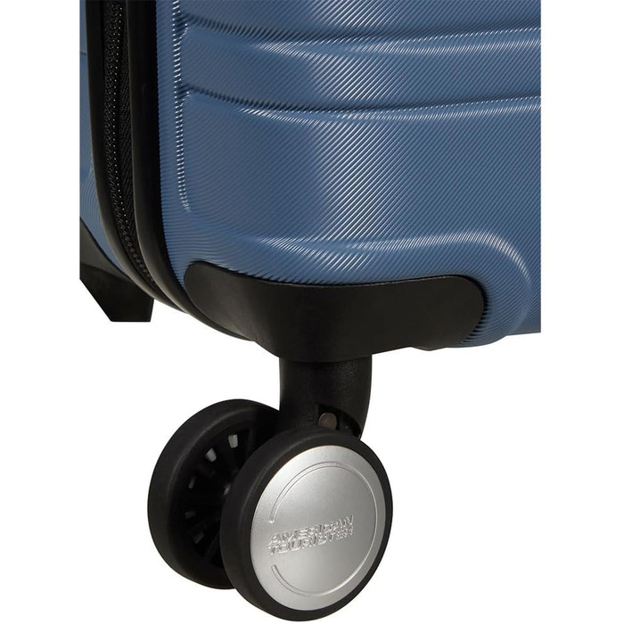 Чемодан American Tourister Flashline Spinner S, 55 см, 34 л, блакитний (Coronet Blue)