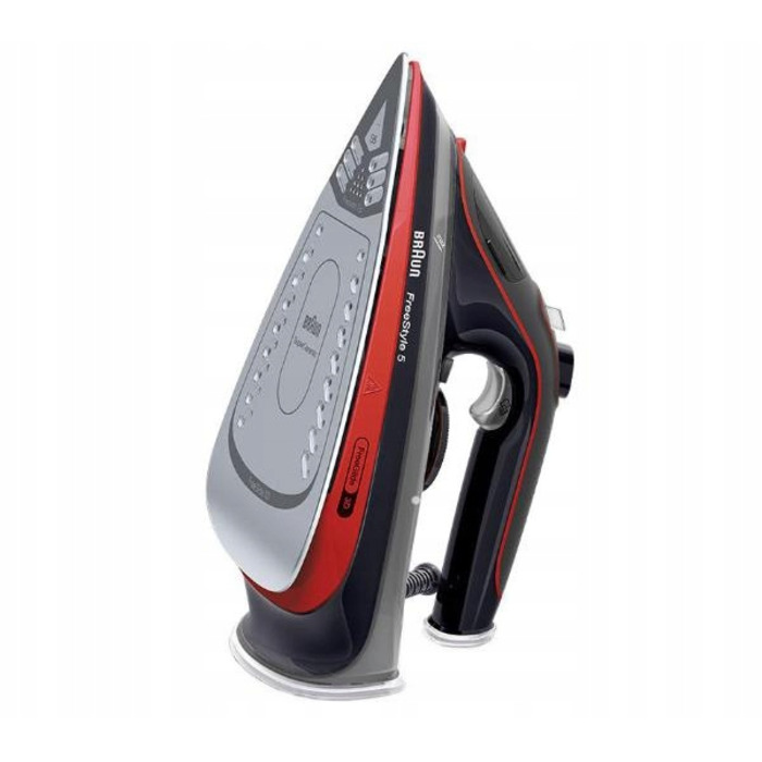 Парова праска Braun SI5057RD 2700 Вт, система захисту від крапель, вертикальне прасування