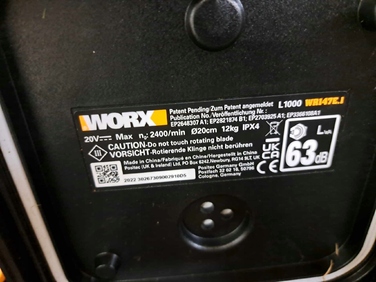 Робот-газонокосарка Worx WR, ширина стрижки 20 см