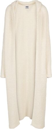 Кардиган жіночий Urban Classiс з капюшоном та пір'ям, чорний (3XL, Whitesand)