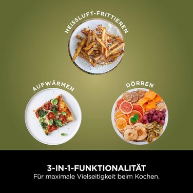 Ніндзя Фритюрниця-Аерогриль 4.7л 3-в-1 Цифрова, Чорна AF110EU - для 1-2 порцій
