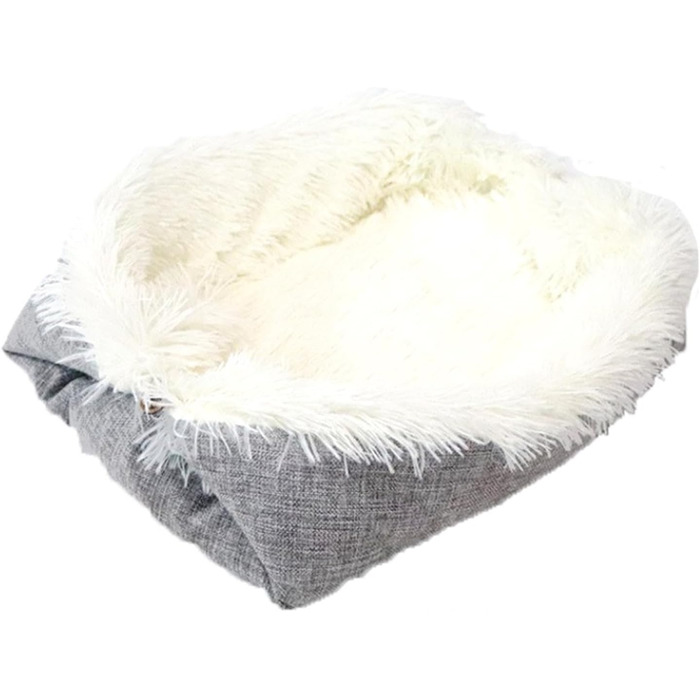 Ліжко для кота YUYTE, миється, для дому, тепле, зручне, підходить для будь-якої пори року (біле)