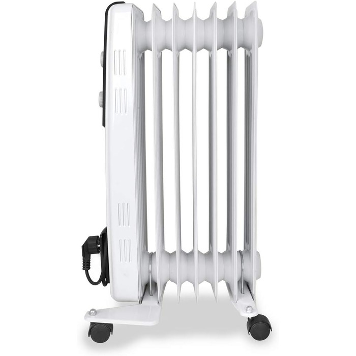 Радіатор масляний Orbegozo RF 2500, 1500 Вт, білий, модульна конструкція з 11 елементів