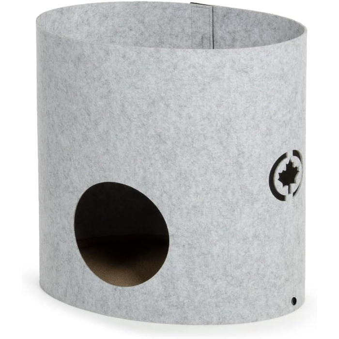 Кігтеточка-кіт-ліжко Owen XL - велика, сіра, 50 см | CanadianCat