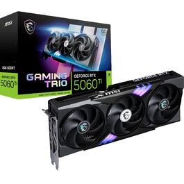 Відеокарта MSI GeForce RTX 5060 Ti Gaming Trio OC 8GB GDDR7, PCIe 5.0, Boost 2647 MHz