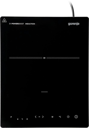 Індукційна плита Gorenje ICR2000SP, 10 рівнів потужності, функція Booster, чорна