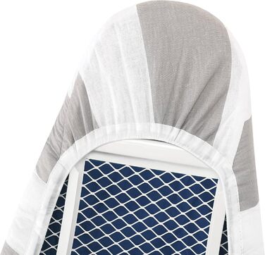 Прасувальна дошка Whitmor 6880–5544-stripes з двома боковинами, сіра/блакитна