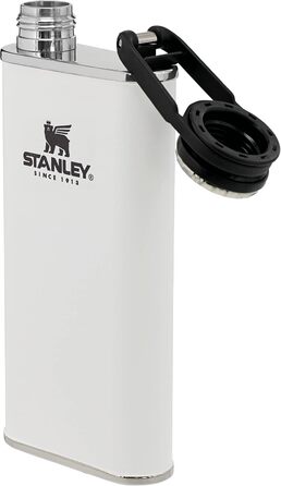 Термос Stanley Classic Wide Mouth 236ml з кришкою Never-Lose, нержавіюча сталь, зелений Hammertone (Polar White), BPA Free