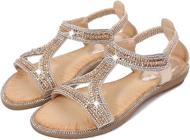 Босоніжки жіночі Slingback ортопедичні літні золотисті (A15 Gold, 35 EU) з м'якою устілкою та дихаючим матеріалом для широкої стопи