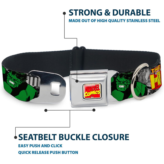 Нашийник для собак Buckle-Down з пристроєм для кріплення в авто - 