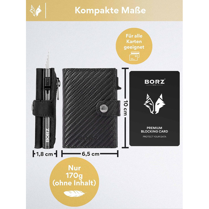 Стильне шкіряне портмоне MAXUS MAGNETIC 2 з відділенням для монет та AirTag, RFID захистом, для карток та грошей, синього кольору