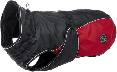 Hunter UPPSALA ALLROUNDER Dog Coat, 2-in-1, Detachable Fleece Lining, Water-Repellent, Size 50, Anthracite/Red 50 Anthracite/Red