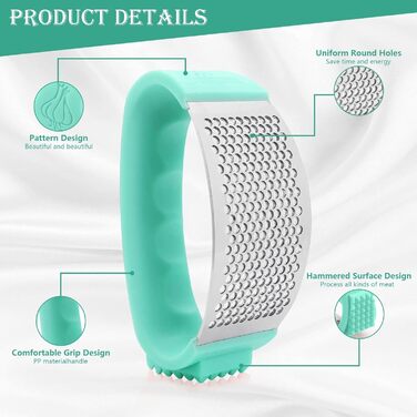 Пресс для часнику та імбиру з важелем, набір з очищувачем для апельсинів, нержавіюча сталь, професійний