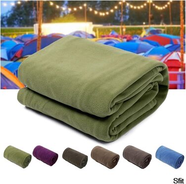 GIJMZY Sleeping Bag Fleece Sleeping Bag for Outdoor Use, Sleeping Bag with Inner Lining, equipped with ultralight camping, hiking, climbing, essential for warmth
