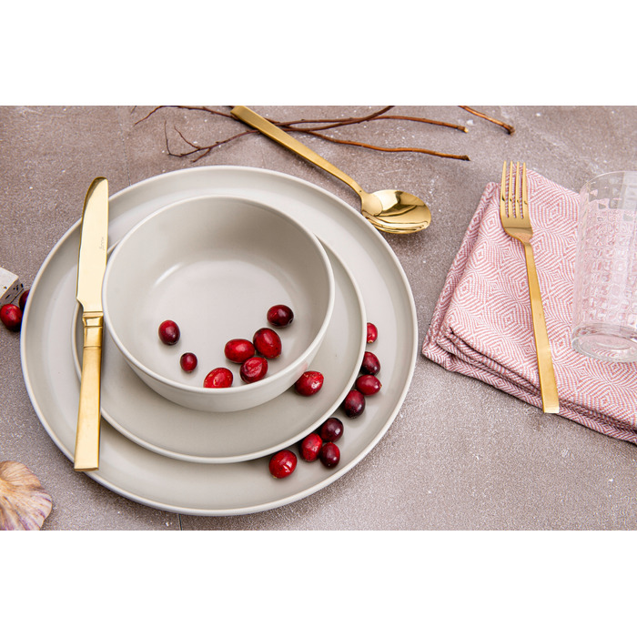 Обідній сервіс VictO Konsimo, набір тарілок на 6 осіб / 18 предметів