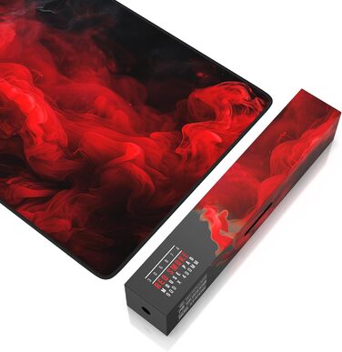 Килимок для миші CSL Titanwolf XXL - 900 x 400 мм - Red Smoke
