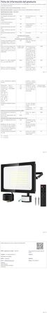 Viugreum 2Pack LED Flood Lights Outdoor with Motion Sensor 15000LM Outdoor Light Cold White Spotlight with Remote Control Floodlight Outdoor Spotlight IP67 Waterproof Floodlight with 2 Screws for Garden (150w, 1PCS)