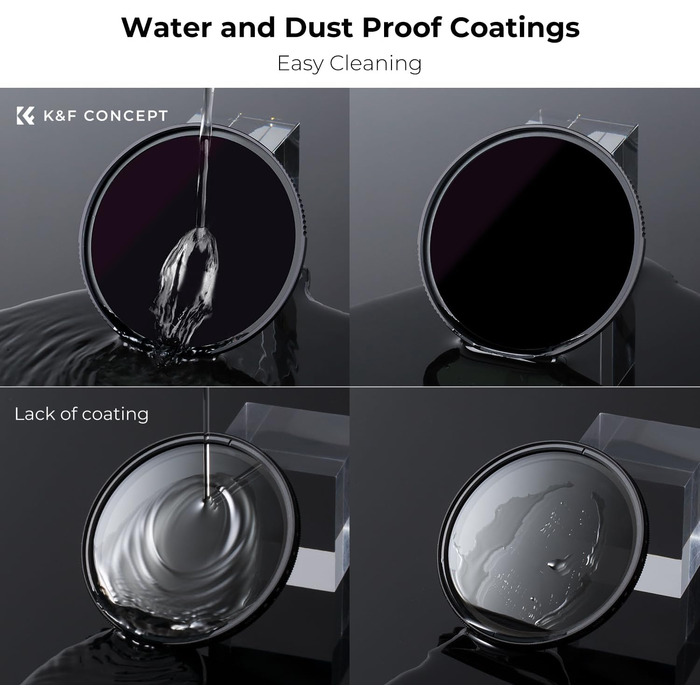Фільтр ND K&F CONCEPT Nano-X Serie 95mm ND100000 - 16.6 ступенів затемнення