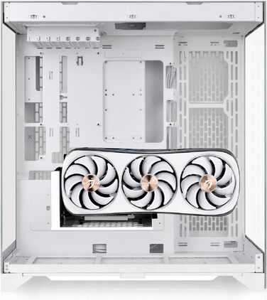 Корпус для ПК Thermaltake CTE Snow E550 TG, ATX/E-ATX, двокамерний дизайн, загартоване скло, підтримка радіаторів до 420 мм, білий